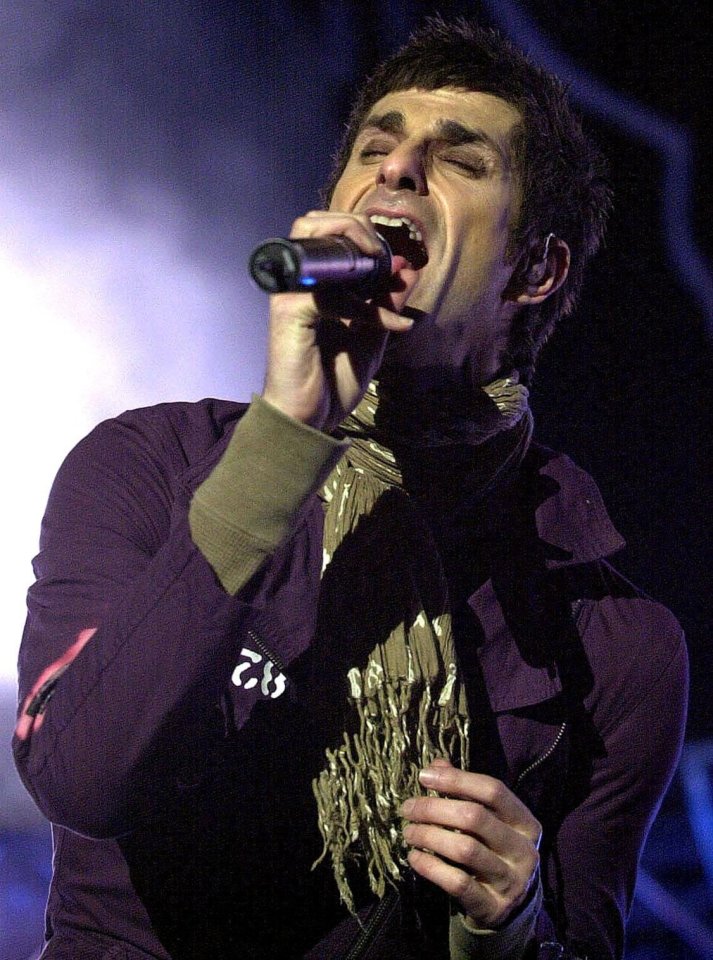 Perry Farrell of Jane's Addiction performing live.