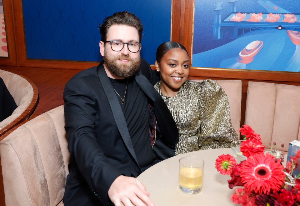 Kevin Jay Anik and Quinta Brunson at a Neiman Marcus event.