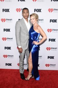 TJ Holmes and Amy Robach at the iHeartRadio Music Awards.