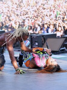 Anitta performs on the Coachella stage during the 2022 Coachella Valley Music And Arts Festival on April 22, 2022, in Indio, California