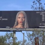 A Beyoncé Cowboy Carter billboard alongside the 10 freeway in West Los Angeles in West (Photo: Digital Music News)