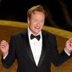 Conan O'Brien started the Academy Awards with a bang on Sunday.