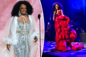 Diana Ross says 'I'll never retire' at concert ahead of 81st birthday