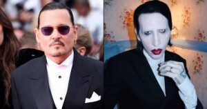 Does Johnny Depp own Marilyn Manson’s iconic fake br*asts?