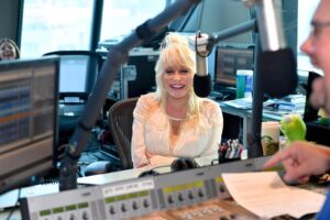 Dolly Parton at a SiriusXM interview.