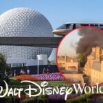 epcot disney world fire