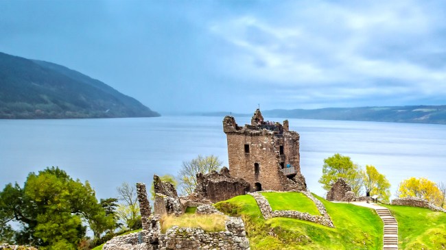 Loch Ness Monster View From Urquhart Castle