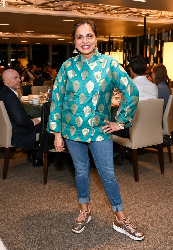 Chef Maneet Chauhan at a Food Network event.