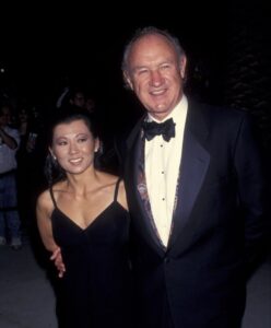 Gene Hackman and his wife Betsy at the Vanity Fair Oscar Party.