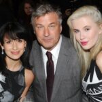 Hilaria Baldwin, Alec Baldwin, and Ireland Baldwin in January 2014.