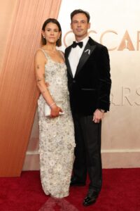 Sosie Bacon and Scoot McNairy at the Oscars.