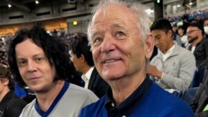 Jack White and Bill Murray Sat Next to Each Other at Cubs Game in Japan