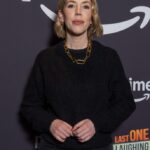 LONDON, ENGLAND - MARCH 10: Katherine Ryan attends the Last One Laughing photocall at Underbelly Boulevard on March 10, 2025 in London, England. (Photo by Simon Ackerman/WireImage)