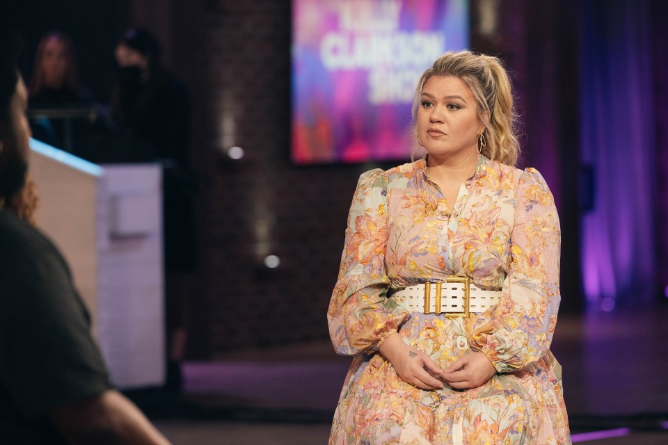 Kelly Clarkson on The Kelly Clarkson Show.