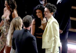 Kylie Jenner and Timothée Chalamet at the 97th Annual Oscars.