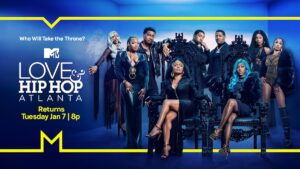 Love & Hip-Hop: Atlanta key art and cast headshots