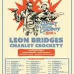 Leon Bridges & Charley Crockett tour poster