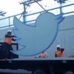 Massive Twitter logo from San Francisco HQ sells for hefty price