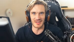 A photo of PewDiePie.