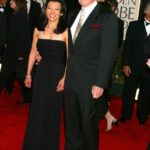 Gene Hackman and his wife, Betsy Arakawa, at the Golden Globe Awards.