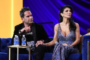 Teresa Giudice and Luis Ruelas at a BravoCon panel.