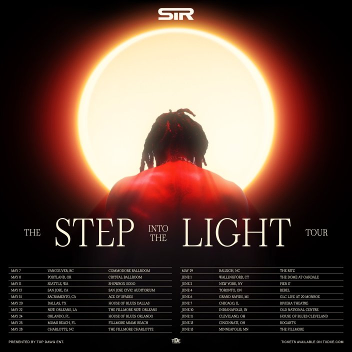 SiR Announces 'Step Into The Light Tour' Dates