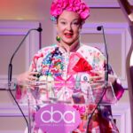 Sia Furler speaking at the Daytime Beauty Awards.