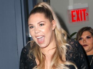 Kailyn Lowry is seen attending PotHead hair product Launch Event in New York City.