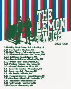 Lemon Twigs Announce 2025 Tour Dates