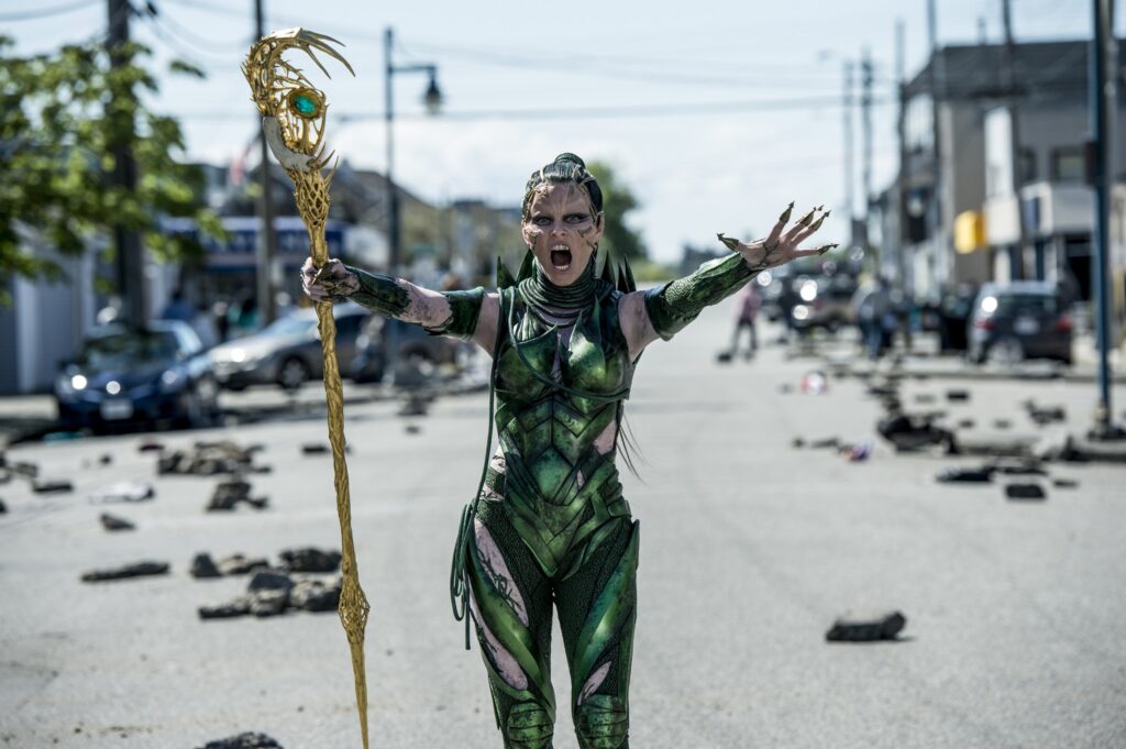 Elizabeth Banks as Rita Repulsa in Power Rangers 2017