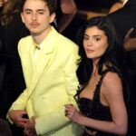 Timothée Chalamet and Kylie Jenner at the Oscars.