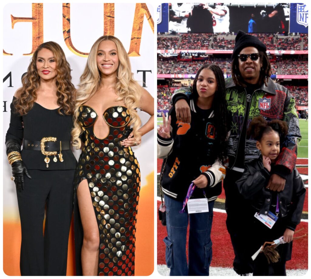 Tina Knowles x Beyonce x Blue x Rumi x Jay Z