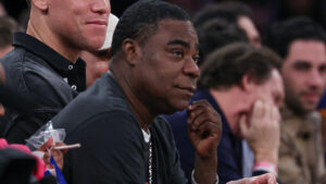 tracy morgan knicks game