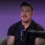 Jax Taylor on Bravo's Hot Mic podcast discussing drug addiction, sobriety, and divorce.