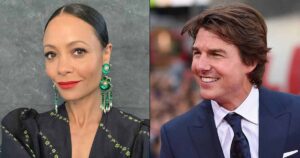 Did Thandie Newton have difficulty kissing Tom Cruise in Mission: Impossible 2?