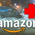 Woman Run Over By Amazon Delivery Truck amazon red cross 1