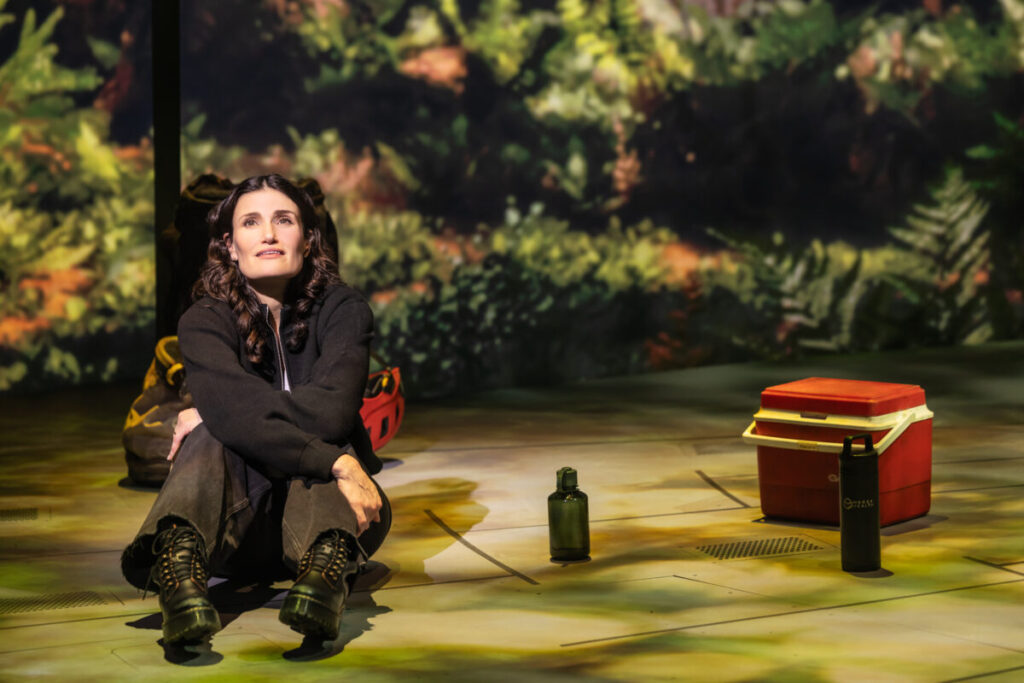 Idina Menzel in 'Redwood' on Broadway