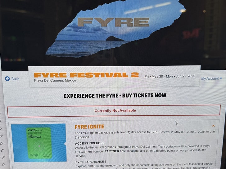 fyre festival tickets not available tmz sub