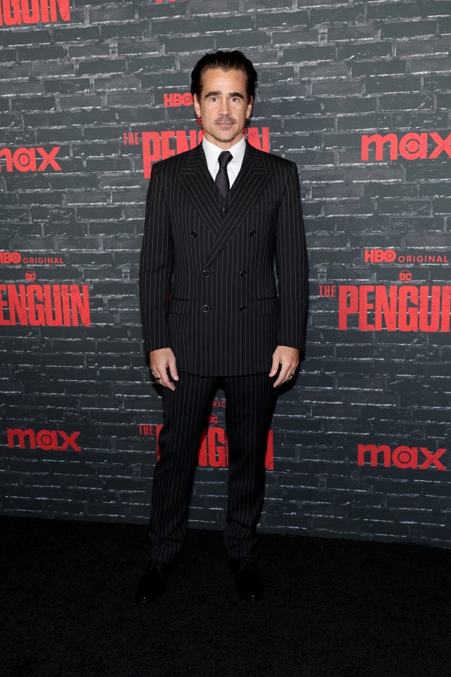 Colin Farrell at the premiere of HBO's "The Penguin."