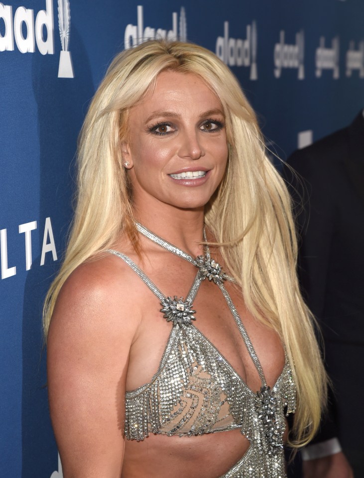 Britney Spears at the GLAAD Media Awards.