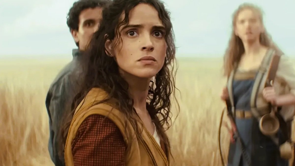 Bix (Adria Arjona) on a remote farming world in Andor season 2.