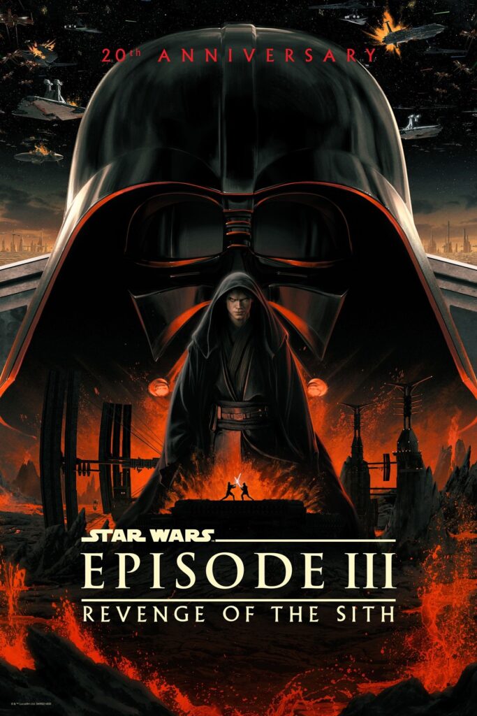 Embrace the Dark Side with REVENGE OF THE SITH Anniversary Posters from Bottleneck Gallery_1
