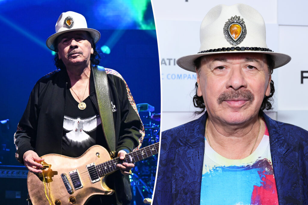 Carlos Santana hospitalized after suffering 'medical emergency' as he prepped for Texas concert