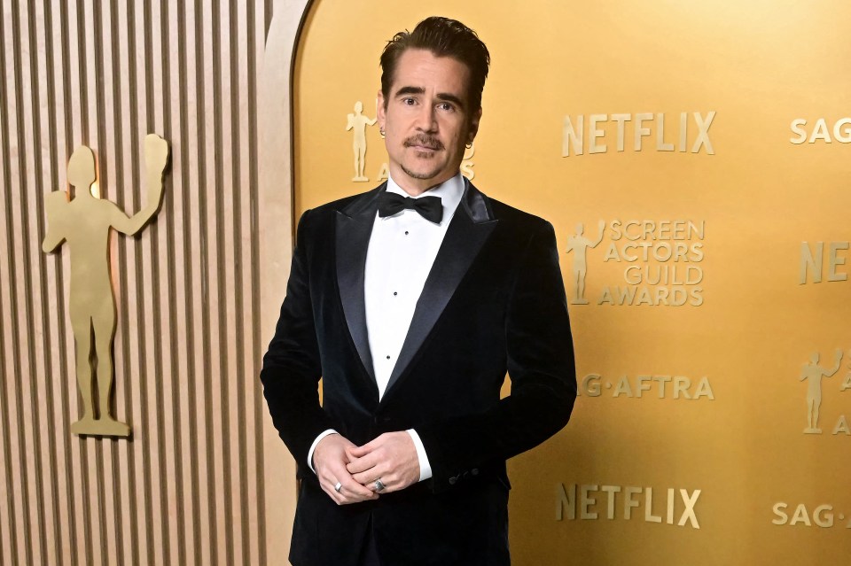 Colin Farrell at the Screen Actors Guild Awards.