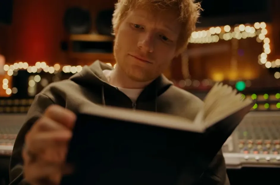 Ed Sheeran Witnessed Trouble Writing Lyrics In The Latest Music Video ‘Azizam’