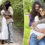 Elizabeth Hurley, Billy Ray Cyrus share steamy kiss as romance heats up
