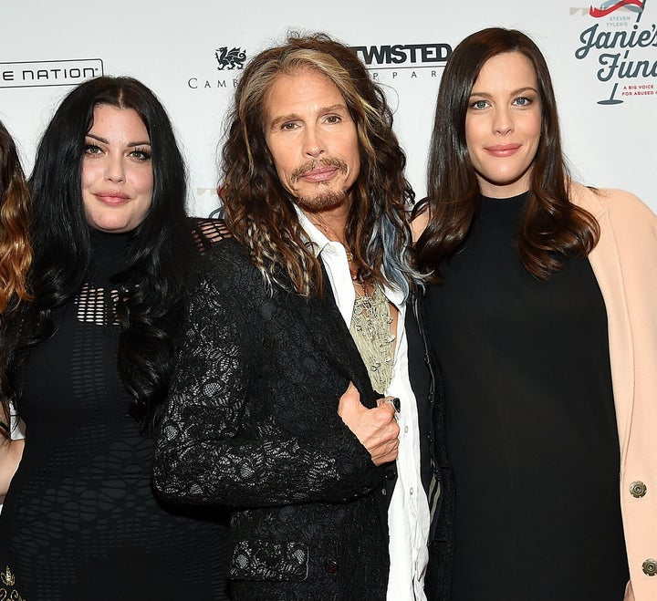 Mia Tyler, Steven Tyler and Liv Tyler in 2016.