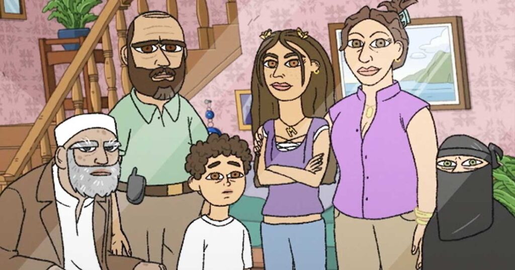 Official Poster Of #1 Happy Family USA