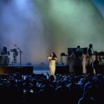 Cleo Sol performs at the Hollywood Bowl.