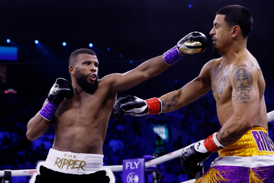 Badou Jack boxing Richard Rivera.